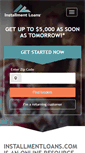 Mobile Screenshot of installmentloans.com